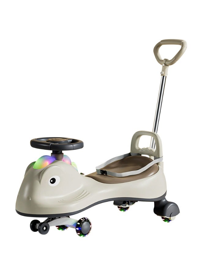 Kids Swing Car Electric Sliding Ride-on with Music and Lights Baby Wiggle Car - Image 3